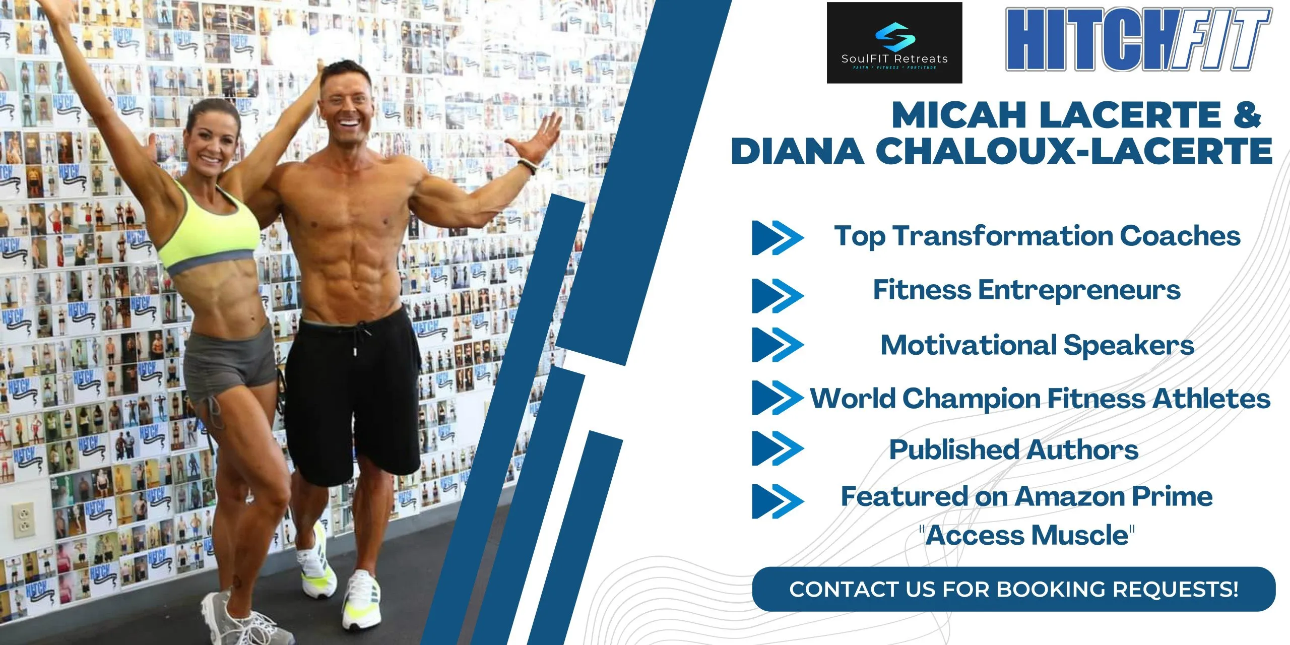 Book Micah and Diana LaCerte for Speaking Engagements on Podcasts, Press Page Speaking Engagement Public Appearance Request Personal Fitness Trainers Kansas City Missouri